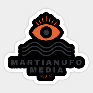 MartianUFOMedia Graphic 2 Sticker